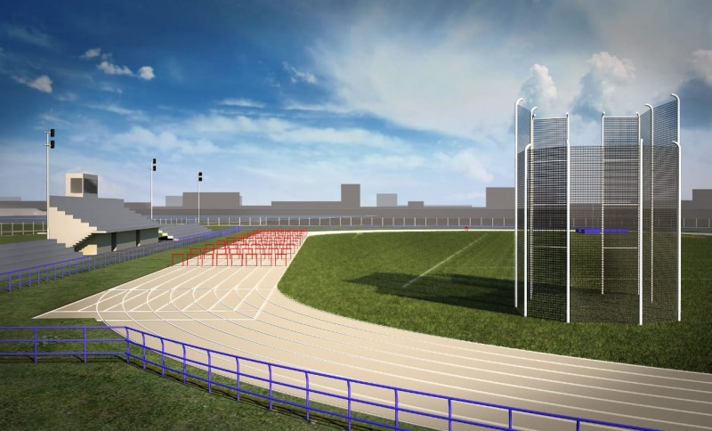 As es la pista de atletismo que planean en parque Avellaneda